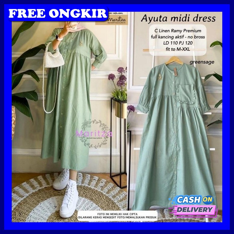 Baju Gamis Wanita Remaja Terbaru 2021 Model Kekinian Bhan Brukat Modern Pesta Kondangan Mewah Terbar