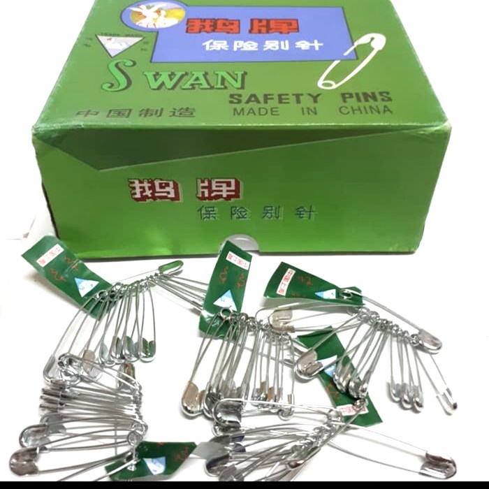 

Peniti Serbaguna Warna SIlver Isi 1 Lusin 3 Ukuran
