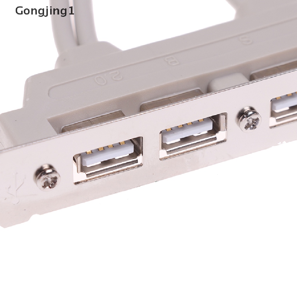 Gongjing1 Kabel Extension 4 Port USB 2.0 Ke 9 Pin Untuk Panel PC