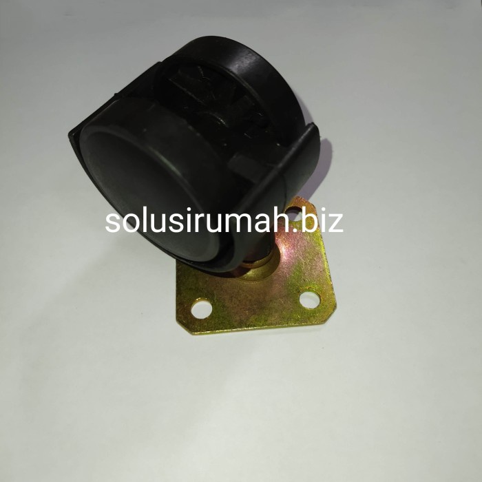 RODA CASTER PVC 40MM SEKRUP LUBANG 4 TV KURSI 40 MM plastik plastic