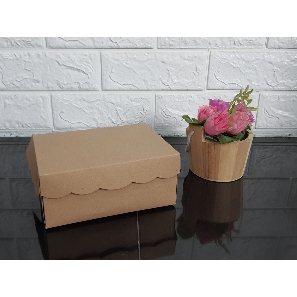 

Snack Box Kraft Uk. 16,5 x 12,5 x 7 cm