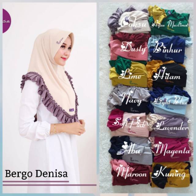 Bergo Denisa Ellisa Hijab
