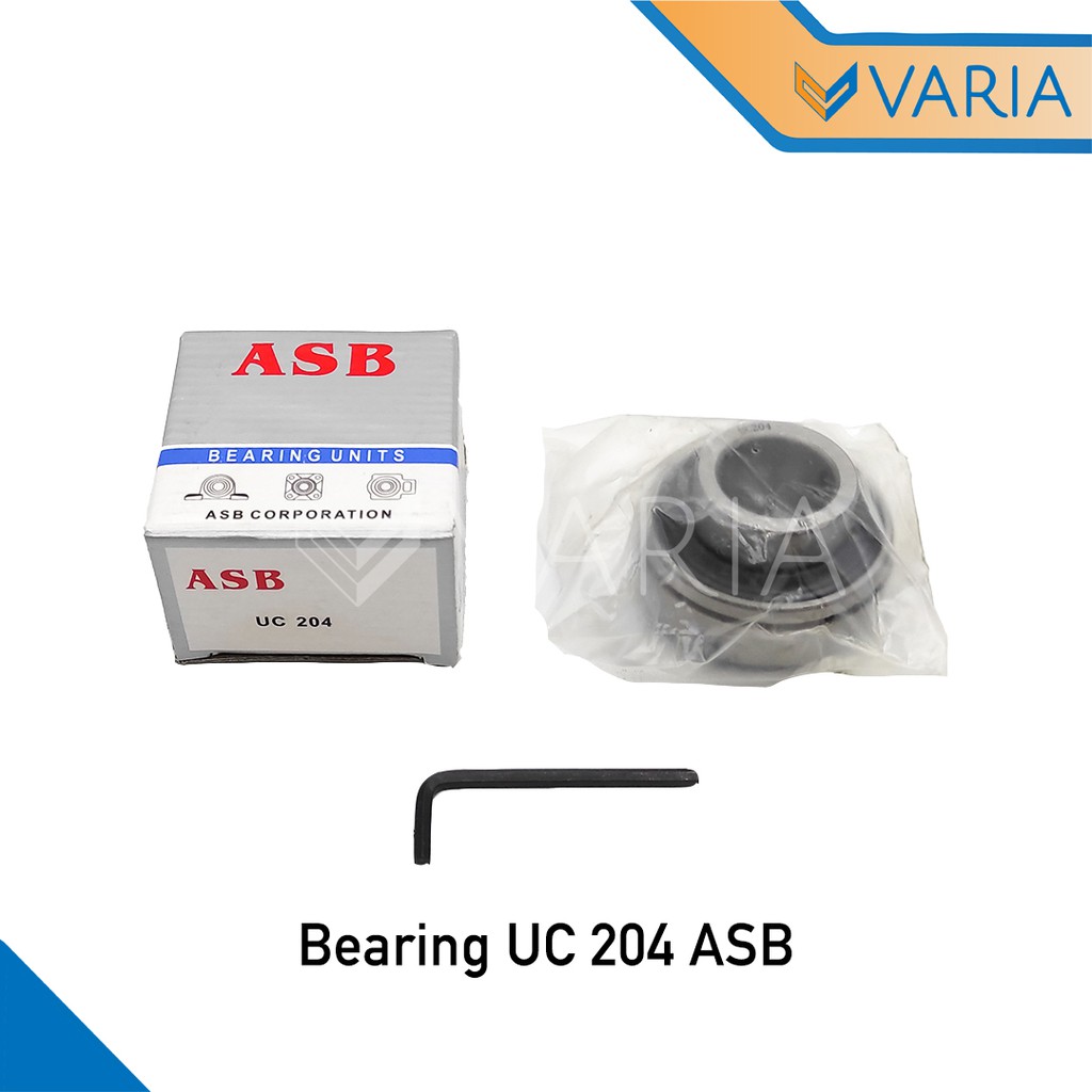 Bearing Laher Insert Inner Pillow Block UC 204 As 20 mm ASB