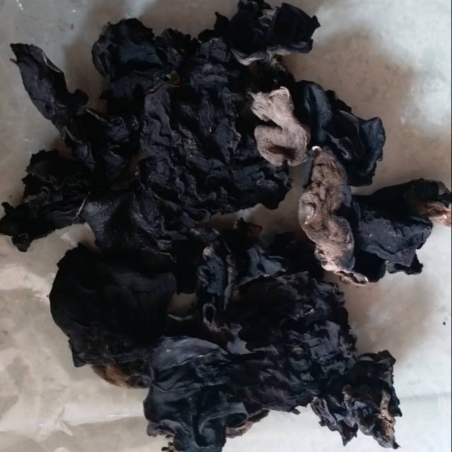 1kg | Jamur kuping hitam kering | Dried Black Fungus SU Brand | jamur kuping sup kimlo tumis dan bahan olahan masakan lainnya