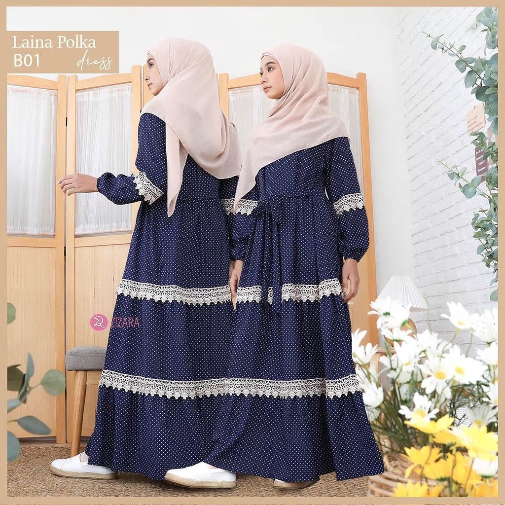 Laina Dress Polka Zizara official reseller