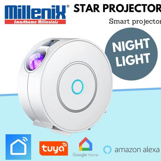SMART WIFI STAR PROJECTOR LAMPU LASER BINTANG TIDUR MALAM AURORA TUYA ready