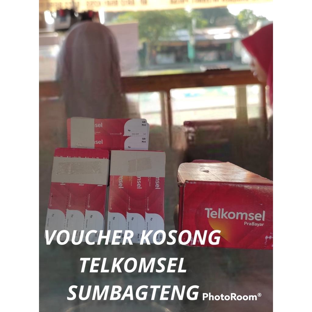 VOUCHER KOSONG TELKOMSEL,XL,TRI,IM3