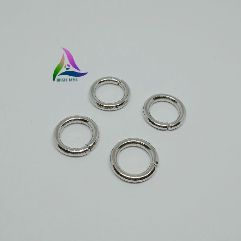 RING O BULAT BESI UKURAN 1.5 CM TEBAL NIKEL
