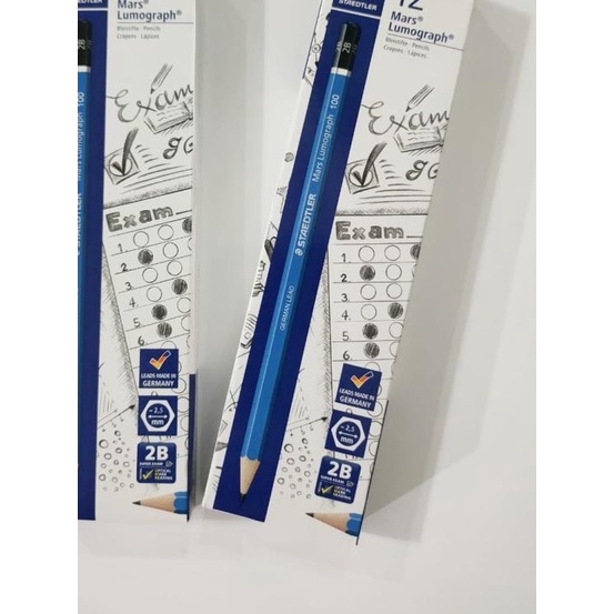 

☑ Pensil Staedtler 2B Mars Lumograph (LUSIN) ♪