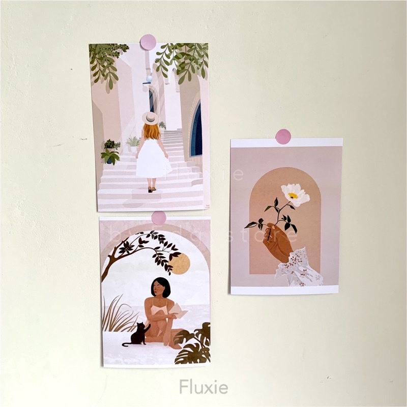 

Postcard Aesthetic Girls Tumblr Walldecor Poster