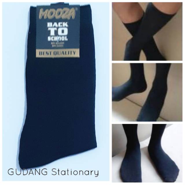 Kaos Kaki Panjang School Hitam