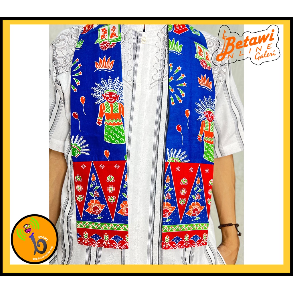 Cukin Syal atau Selempang Kain Batik Betawi-5