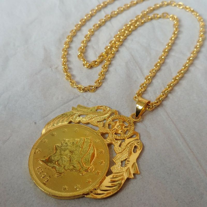 Kalung Emas 24 k asli logam mulia
