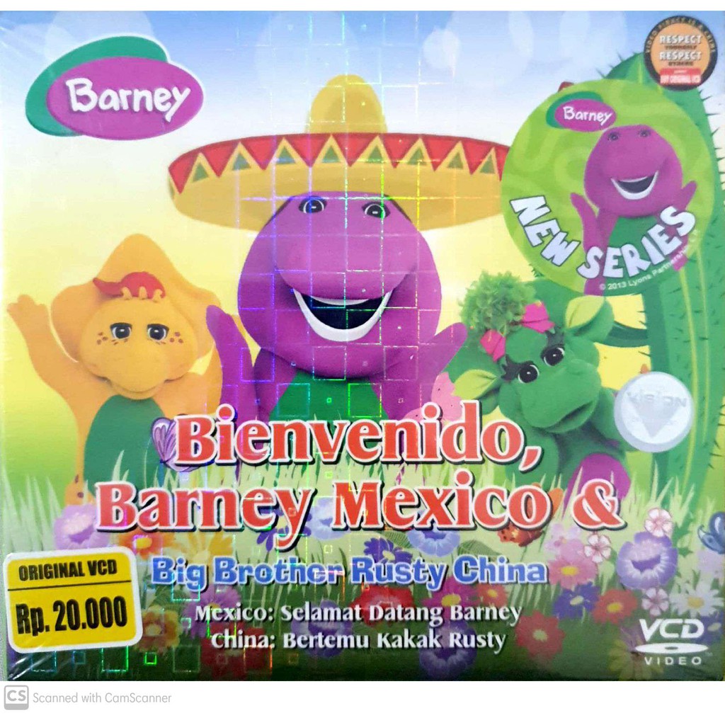 Barney Bienvenido, Barney Mexico &amp; Big Brother Rusty China | VCD Original