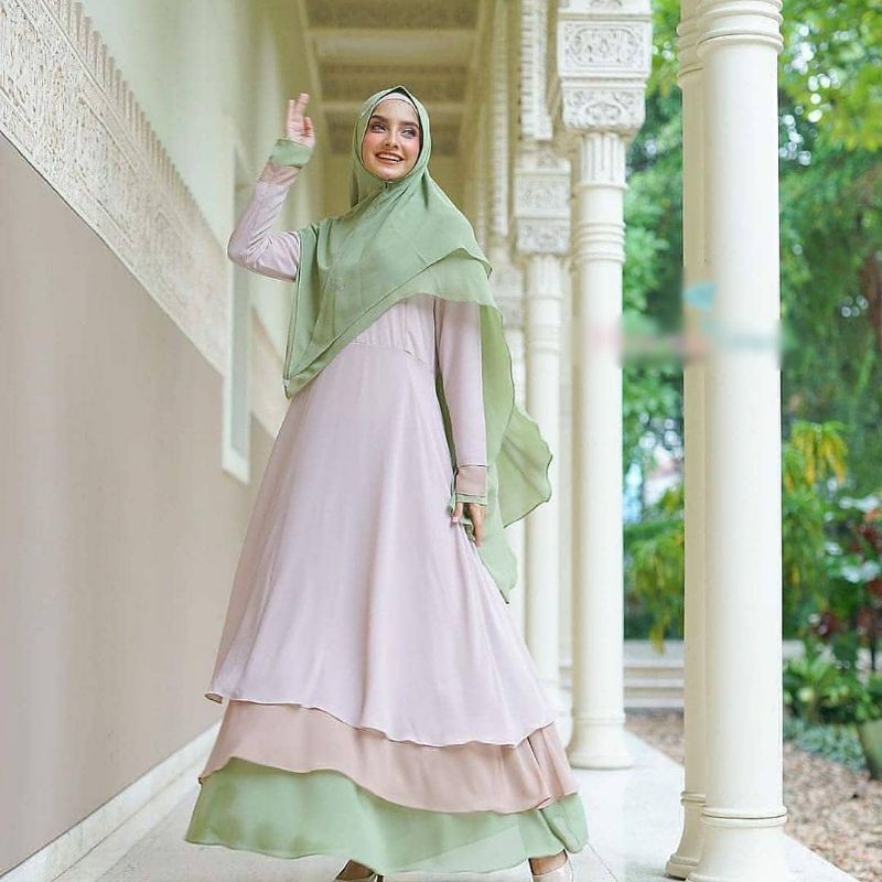 GAMIS SYARI TERBARU/GAMIS CERUTY/HAVANA SYARI/BAJU GAMIS TERLARIS/FAR MOSLEMSTORE