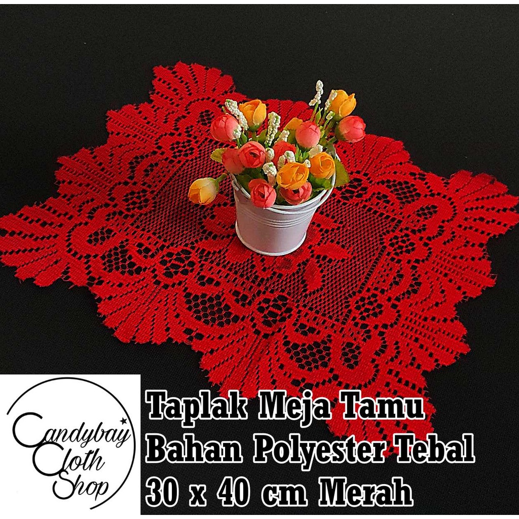 TAPLAK MEJA TAMU MINIMALIS KECIL / TAPLAK MEJA SUDUT / TATAKAN PIRING DAN VAS CANTIK bahan kain poly