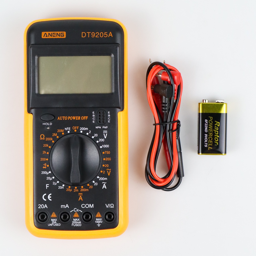 ANENG Digital Multimeter Voltage Tester - DT9205A