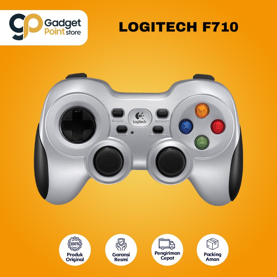 Gamepad Wireless Mobile Gaming I Logitech F710 | Stick Game PC - Garansi Resmi 3 Tahun