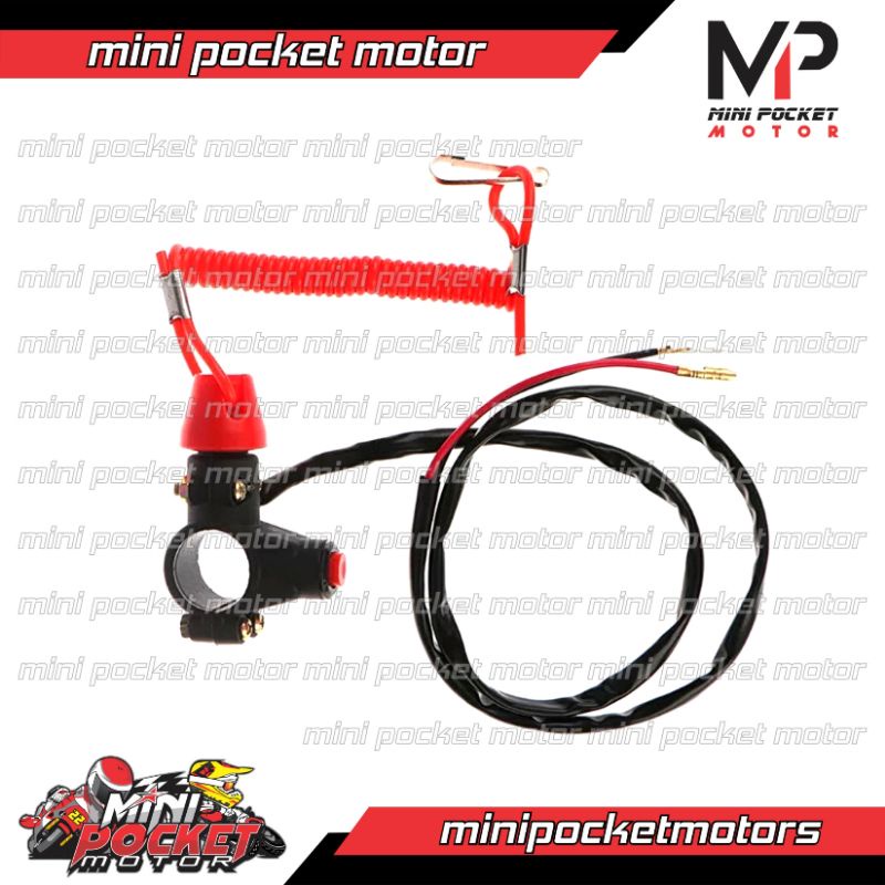 Saklar Engine Stop dan Pengaman Mini GP Mini Trail Mini ATV Mini Scoopy Universal