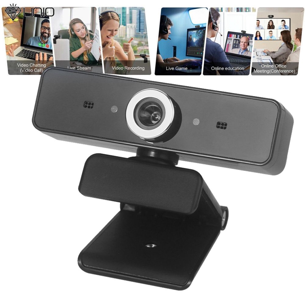 Kamera Webcam Usb Hd Dengan Mikrofon 360 Derajat Untuk Mengajar