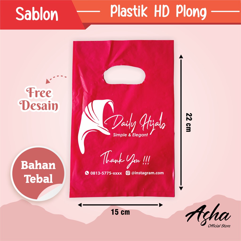 PLASTIK OLSHOP HD PLONG SABLON KRESEK OLSHOP