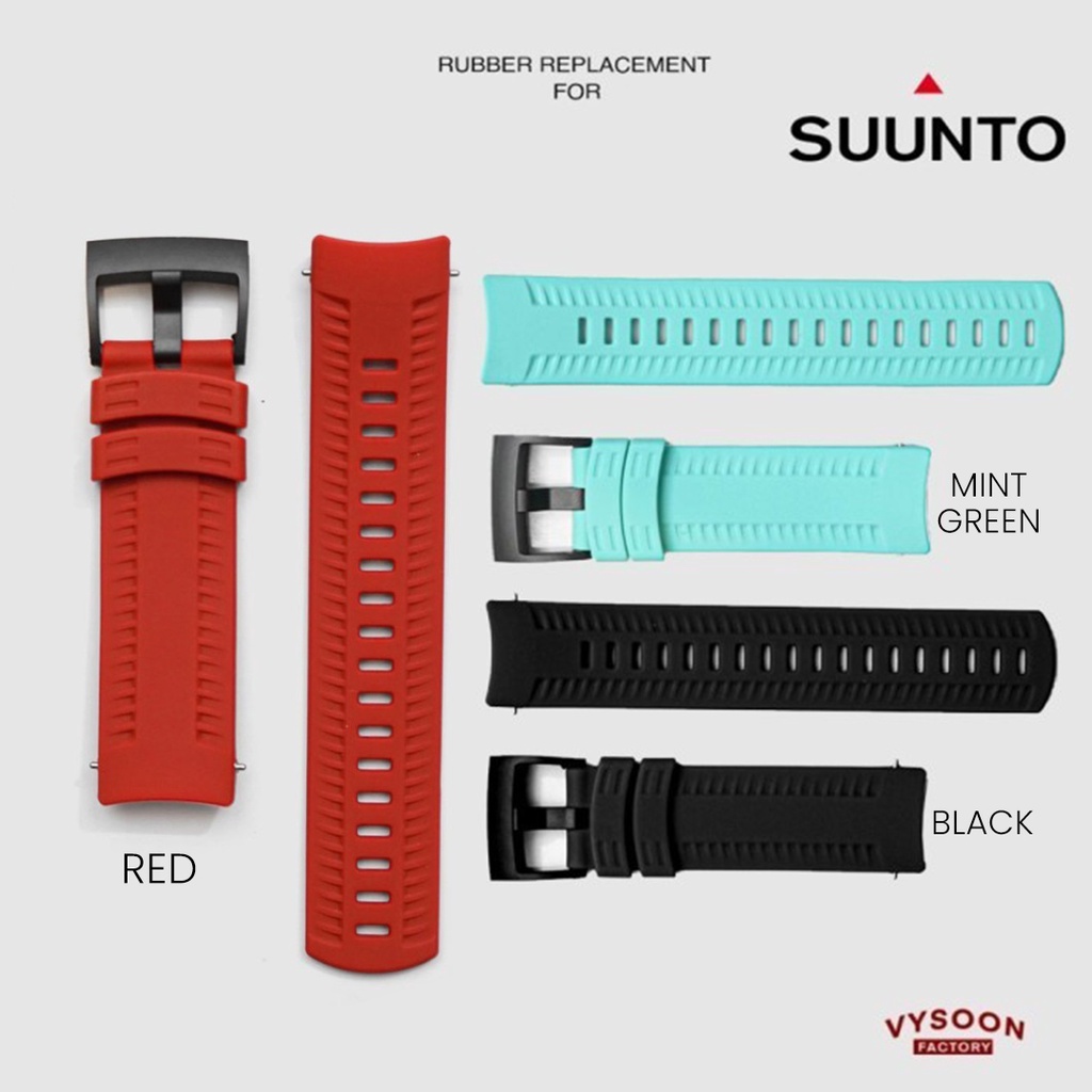 Strap Rubber Tali Karet Suunto 9 Baro / Suunto 9 Baro Titanium Premium