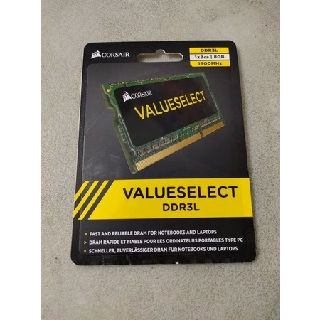 Corsair Memory Value Select DDR3L 8GB (CMSO8GX3M1C1600C11) GARANSI RESMI