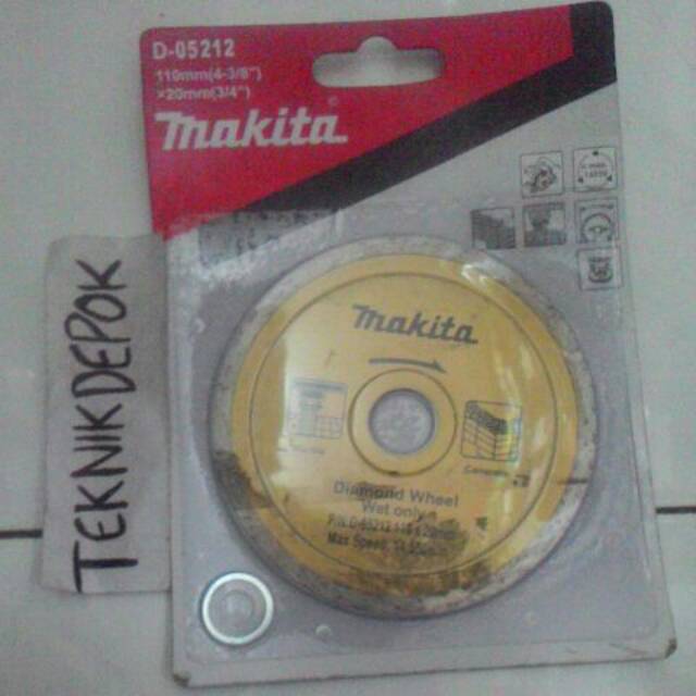 mata gerinda grinder pisau potong keramik basah alat potong alumunium kayu makita D-05212 DISKON7