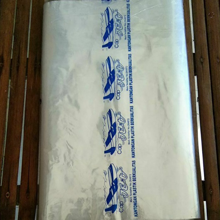 Plastik Roll bening Lebar 40cm Bentuk Sarung/Kasur/Bungkus Karpet