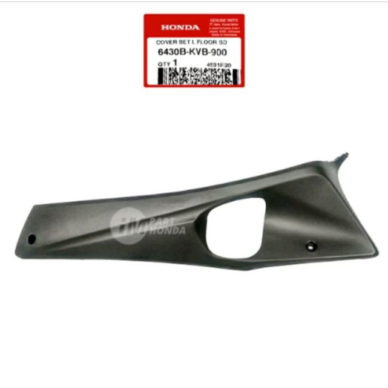 cover tebeng dek lantai bawah kiri Vario 110 cw lama karbu original