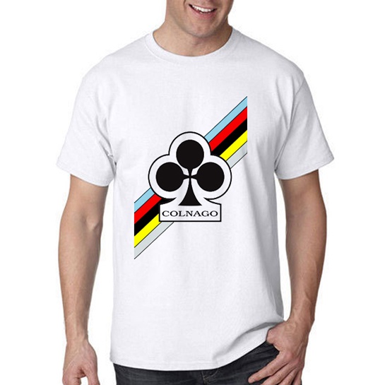 Kaos Colnago Bike Bicycles Logo Tshirt Casual Bahan Katun