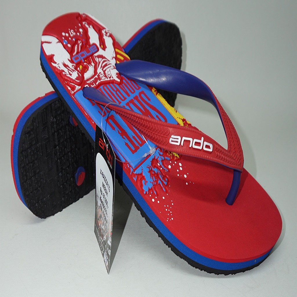 Sandal Jepit Anak Ando X-Razzor Merah