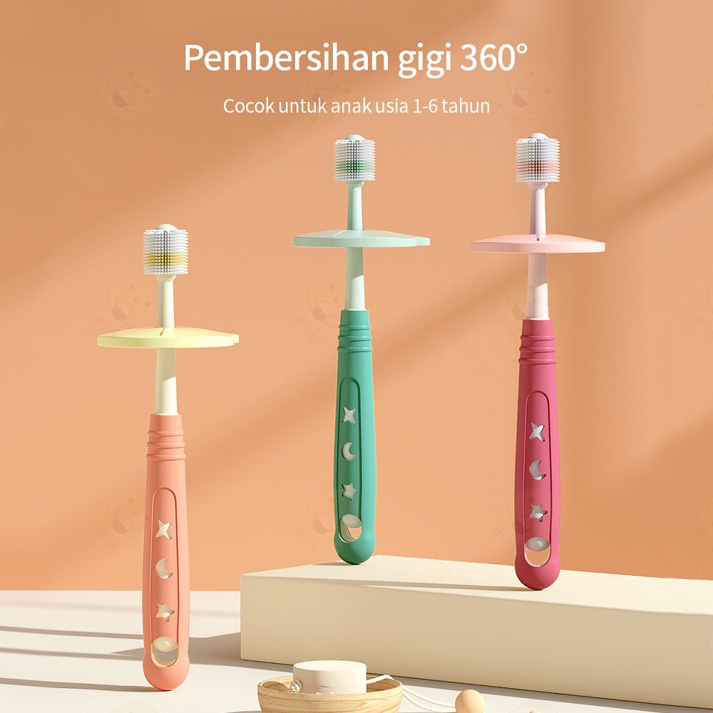 Lacoo Sikat gigi bayi anak nano Toothbrush baby360