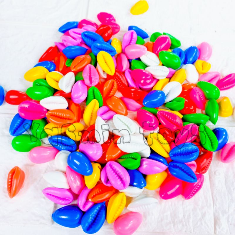 100pcs Biji Congklak Warna Warni murah