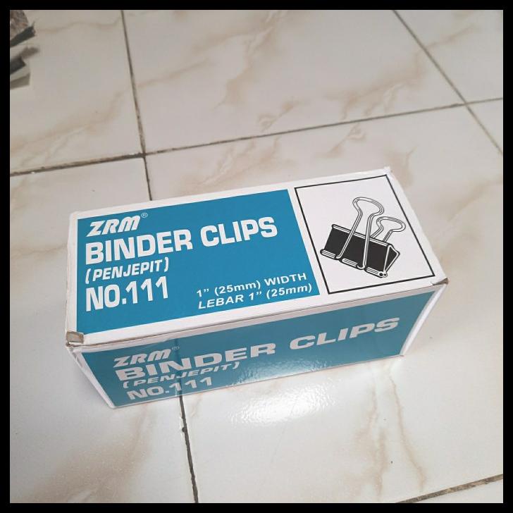 

Binder Clip 111 Penjepit Kertas Zrm 1 Gross Isi 144 Buah