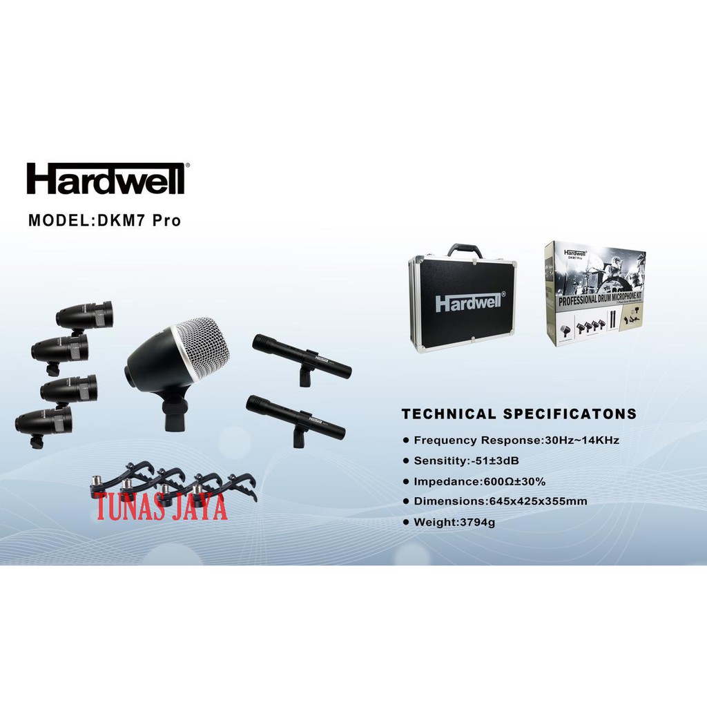 Mic Drum Hardwell DKM 7 Pro -  DMK7PRO original Garansi