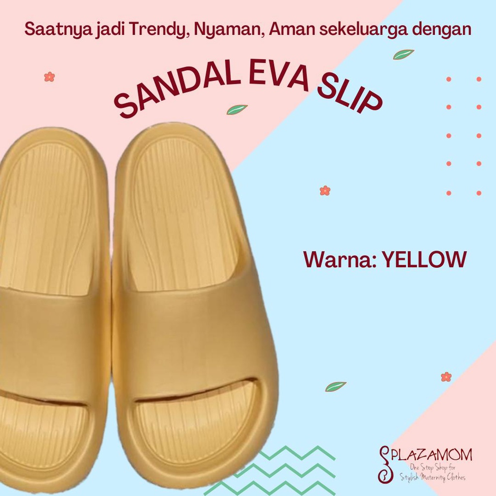 sandal EVA karet WANITA DEWASA keluarga family strap SLIP selop sendal slippers ringan nyaman anti slip awet kualitas premium untuk outdoor indoor