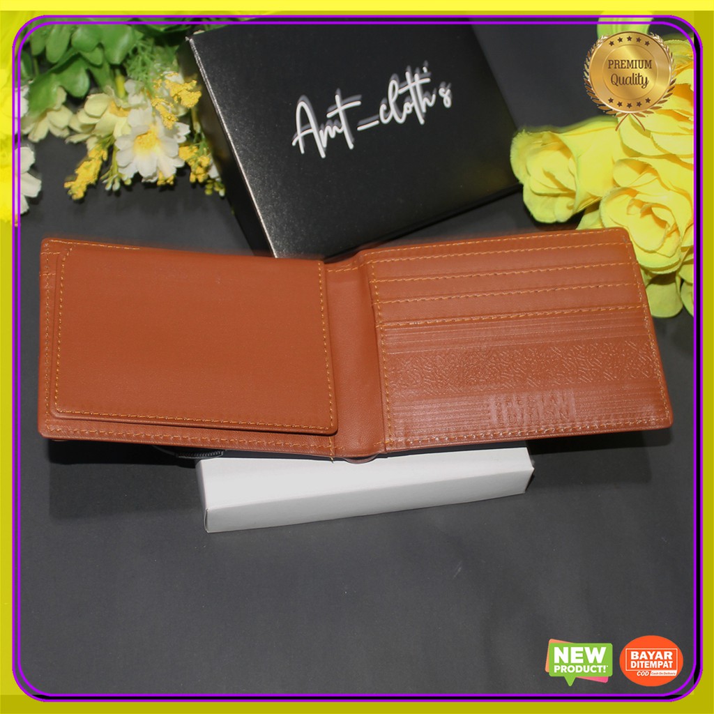 Dompet Pria Kulit sintetik Merek AMT Cloth's