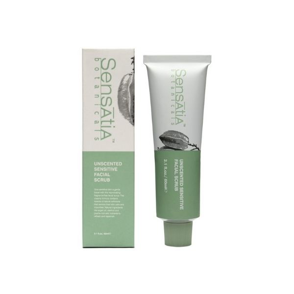 Sensatia Botanicals Unscented Sensitive Facial Scrub - 60ml