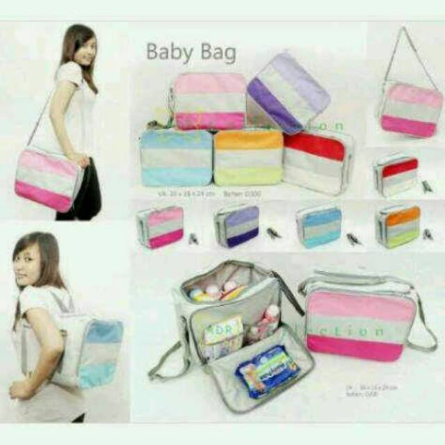 Baby bag bahan canvas