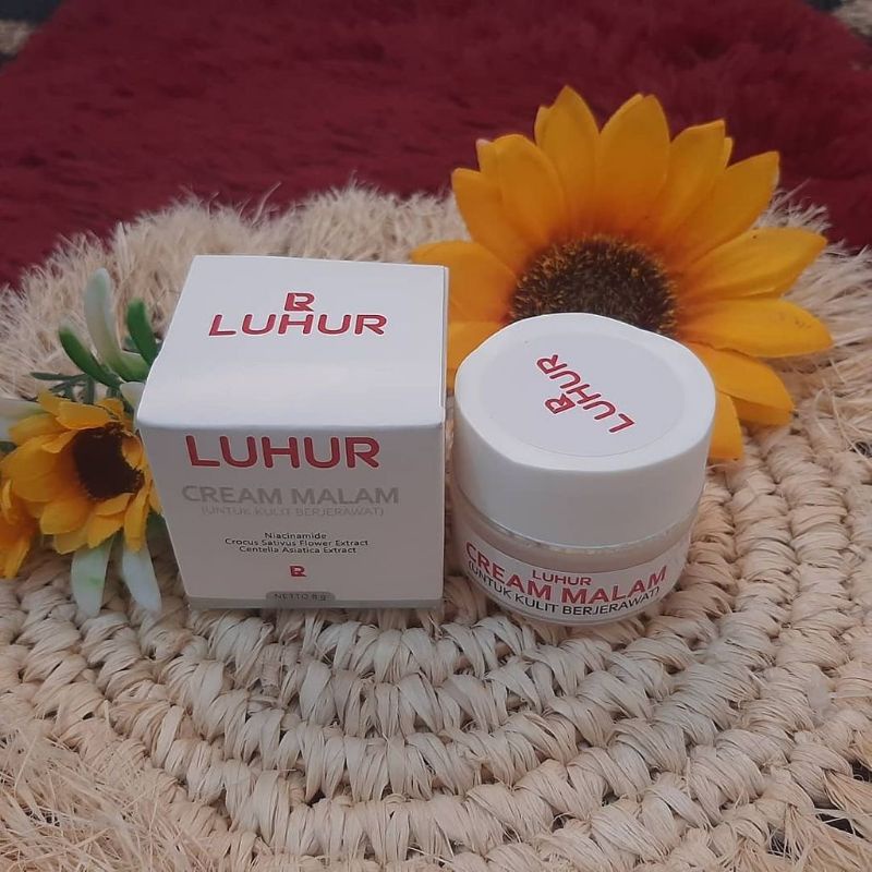 CREAM MALAM ACNE NIGHT KRIM BPOM Perawatan Kulit Wajah Berminyak Jerawat Batu Batu Pasir Luhur