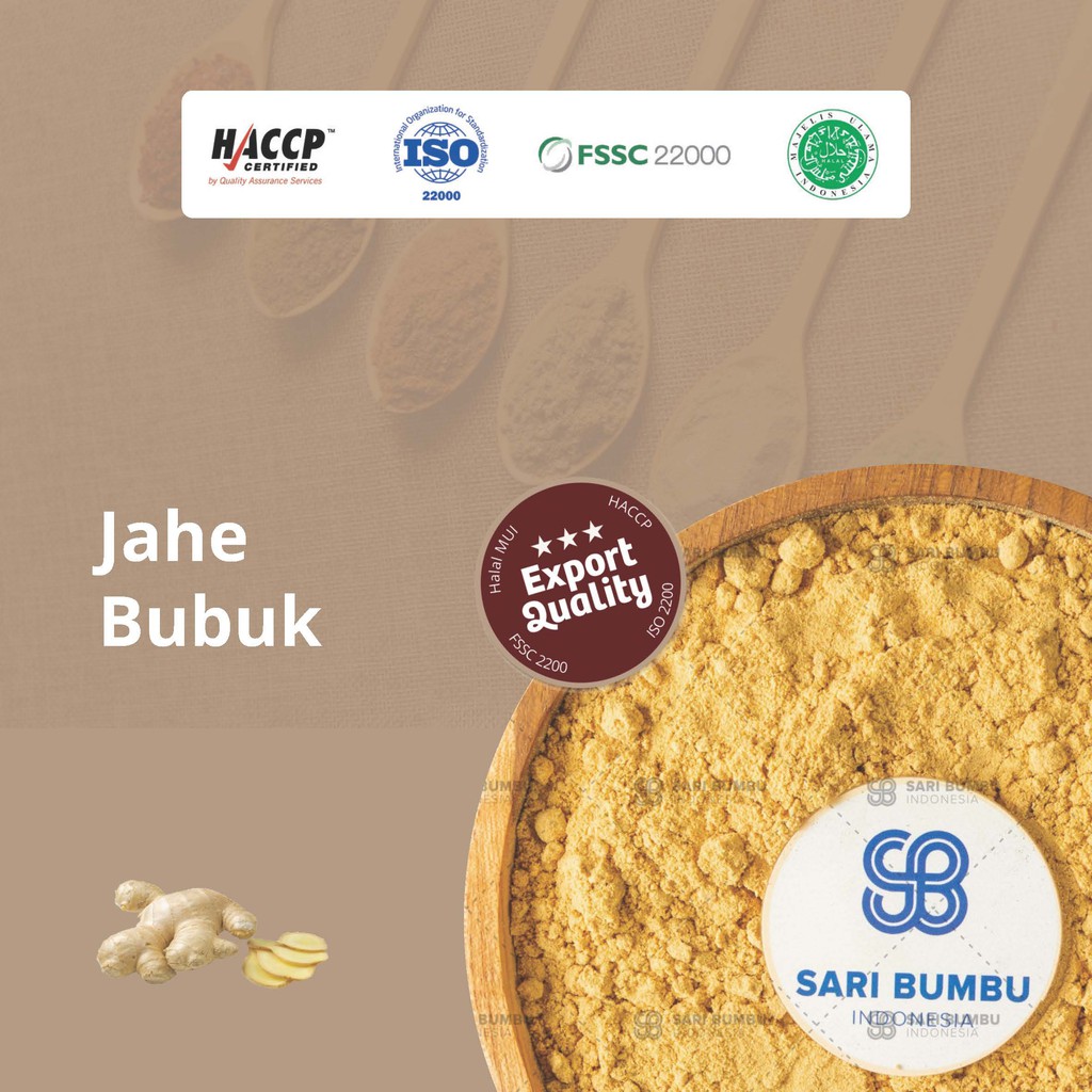 

BUMBU DAPUR - JAHE BUBUK (GINGER POWDER)