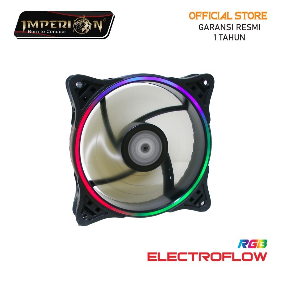 Fan / Kipas Gaming Imperion FA-G12-11 Electroflow 120mm, RGB