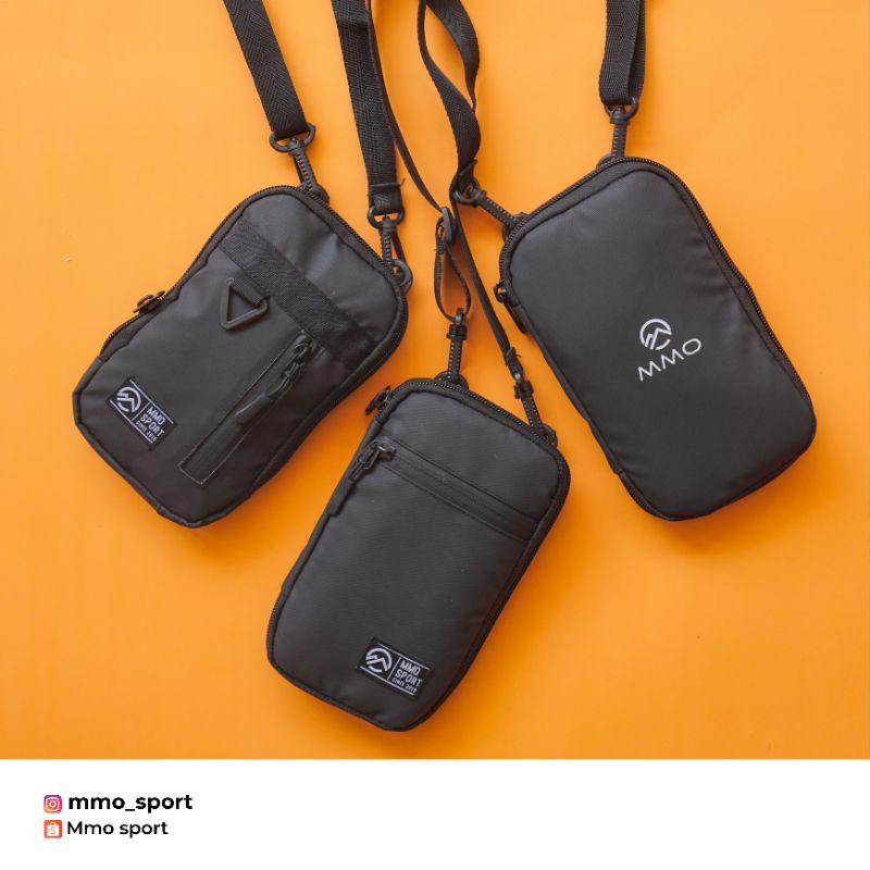 Tas Wallet Gantung MMO Leher Slot Kartu Dan Hp 6,5 inc Tas Pria