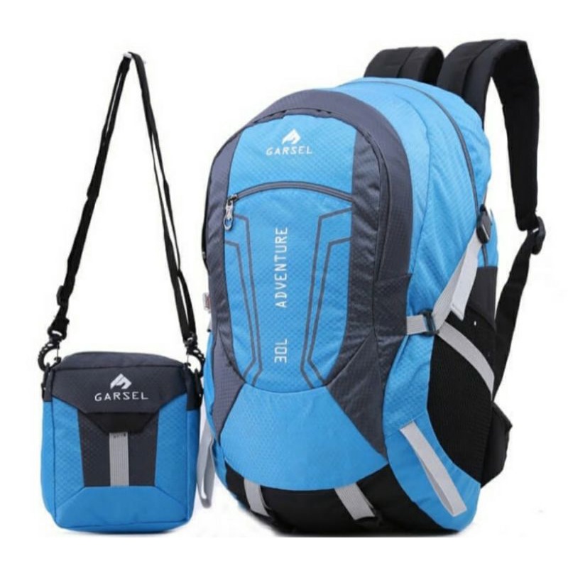 Tas Pria Outdoor / Ransel Backpack Pria Premium / Tas Gunung DZFree Waistbag Murah, Biru