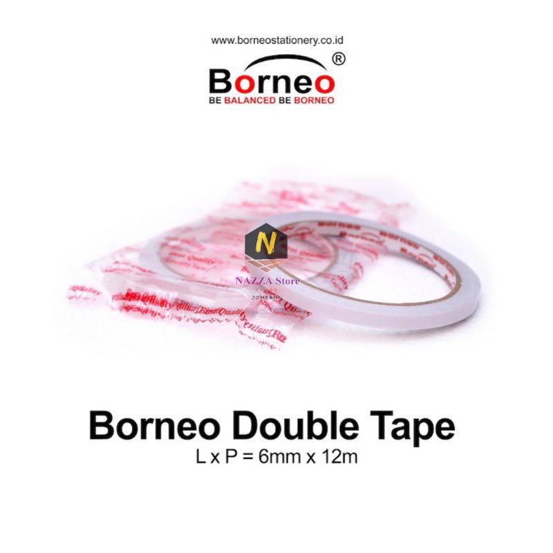 

Borneo Double tape 6mmx12m