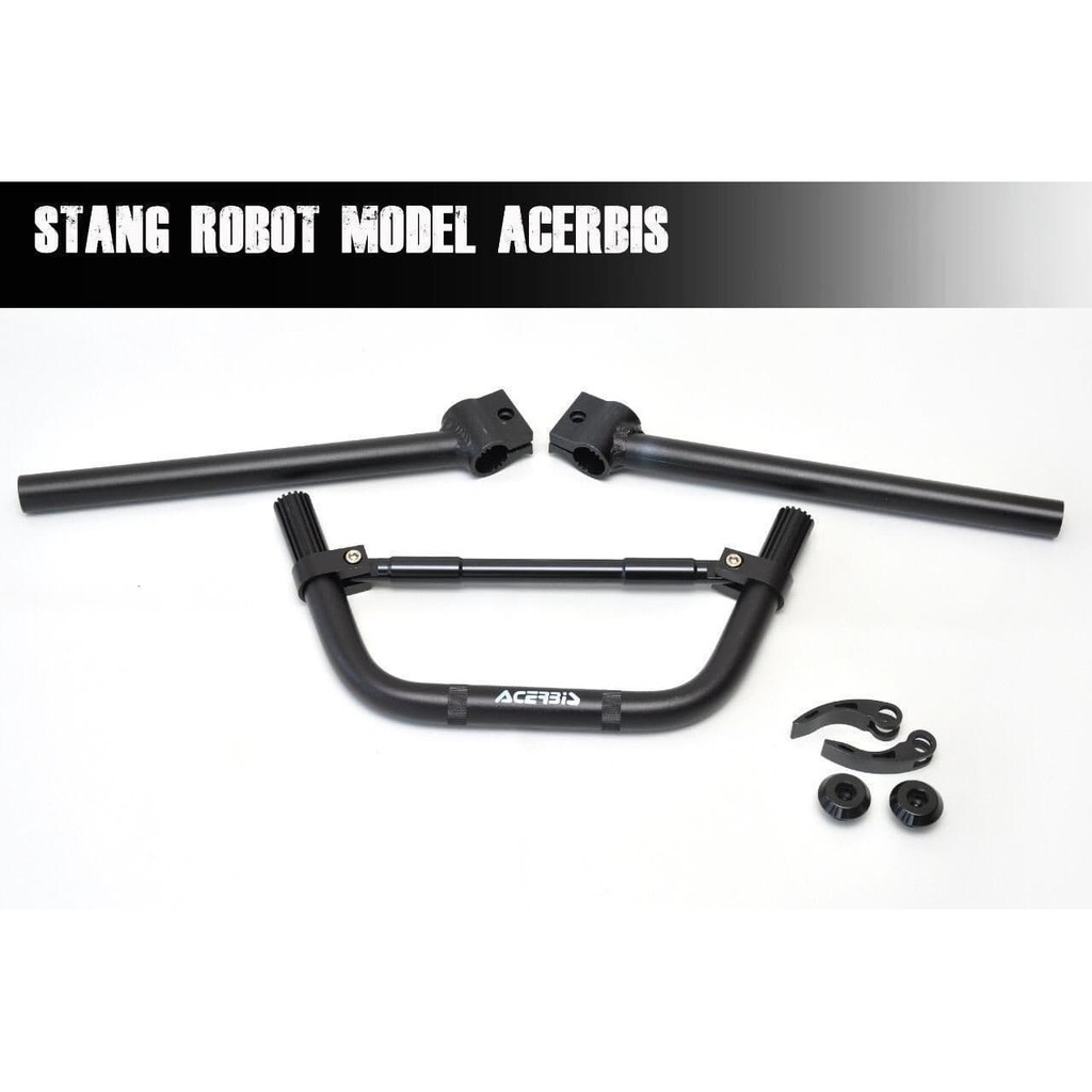 Stang acerbis hitam/Stang stir model robot acerbis hitam/Stang acerbis for GL RX KING TIGER GL100