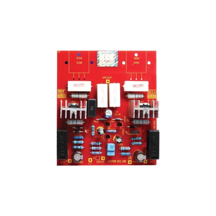 KIT AMPLIFIER HYPER OCL 300W TANPA TR 300W - TR POWER AMPLIFIER MONO