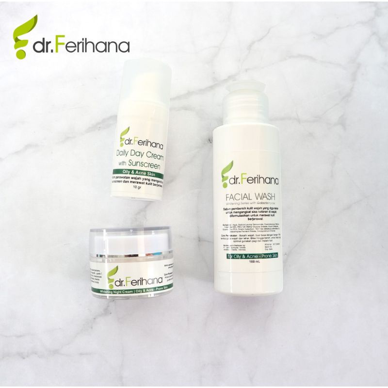 dr ferihana paket basic galactomyces acne