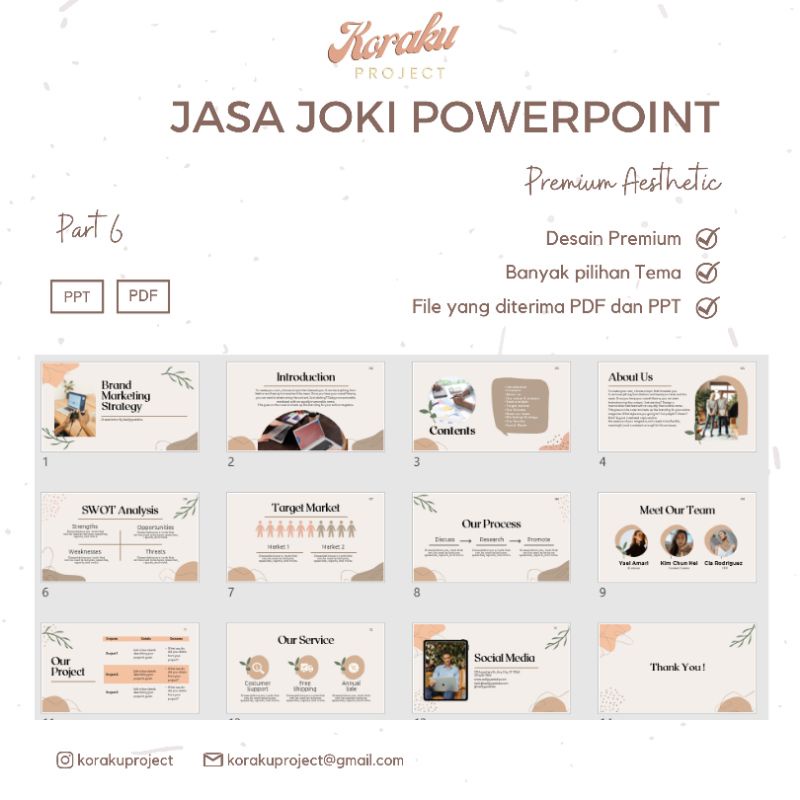 

Jasa Buat PPT Premium Aesthetic Murah | Part 6